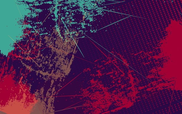 Абстрактный многоцветный гранж-текстурный фон