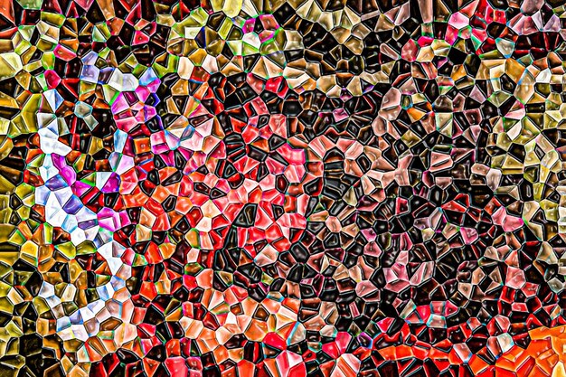 Vector abstract multicolor  mosaic background