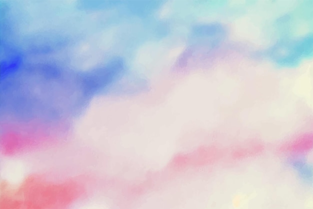 Abstract multicolor watercolor background design