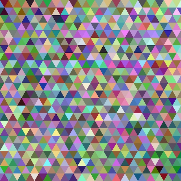 Abstract multicolored mosaic triangle tile pattern background