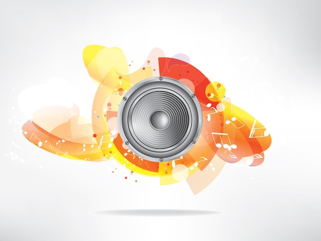 Vector abstract music background