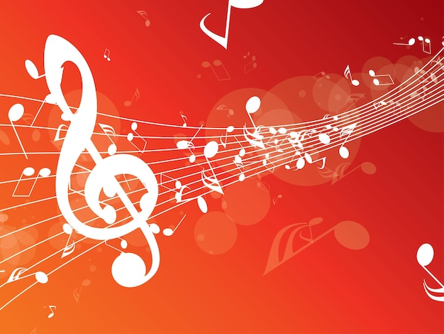 Vector abstract music background