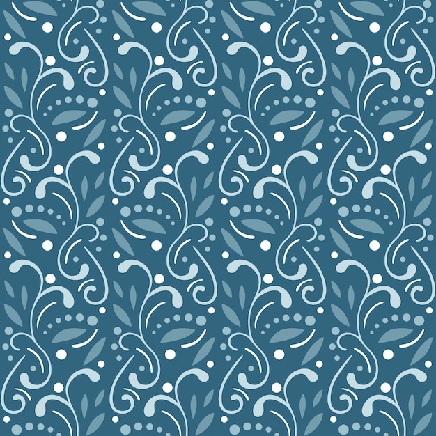Abstract naadloos patroon met opengewerkte ornament Bloemen siertextuur Decoratief Arabisch vectorpatroon Vintage mozaïek voor ontwerp tegelkaart uitnodiging behang inpakpapier stof