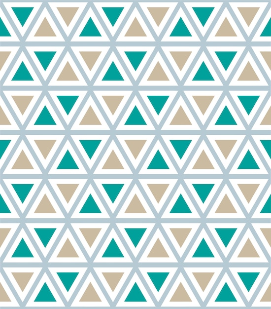 Abstract naadloos patroon van driehoek, vectorillustratie