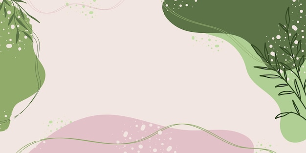 Abstract Nature Banner Background Vector