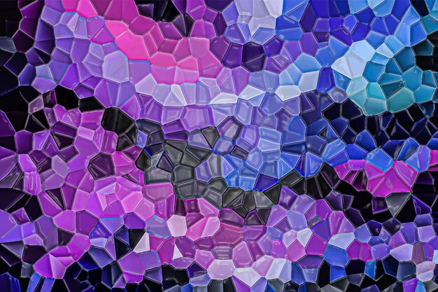 Abstract nature colorful low poly marble plastic stony mosaic tiles texture background