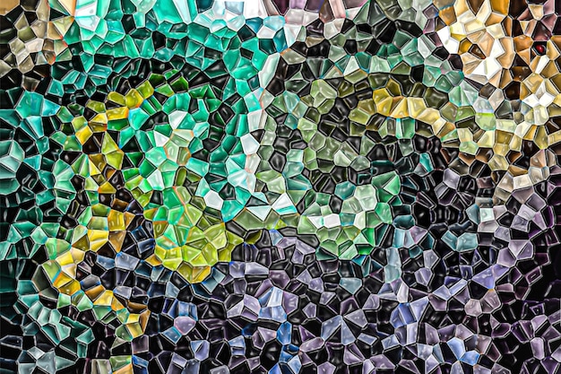 Vettore fondo di struttura delle mattonelle di mosaico pietrose di plastica di marmo di poli basso variopinto della natura astratta