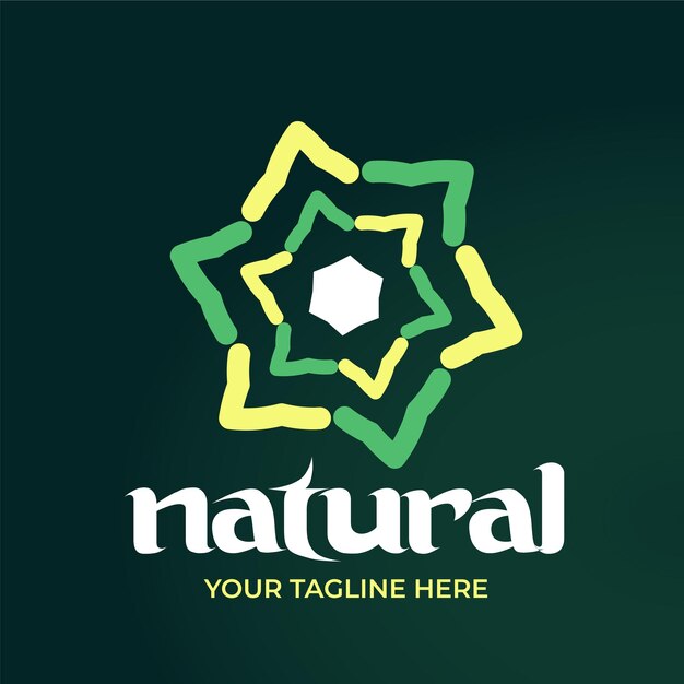 abstract natuurlogo