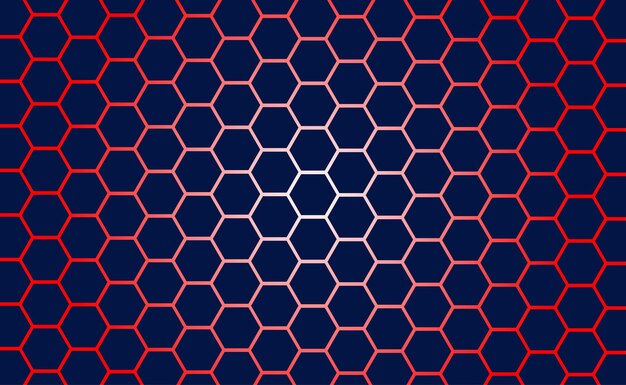 Vector abstract navy blue hexagonal pattern background