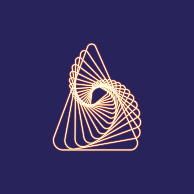 Вектор Абстрактный неоновый геометрический бесшовный рисунок с линиями дизайна образца лабиринта
