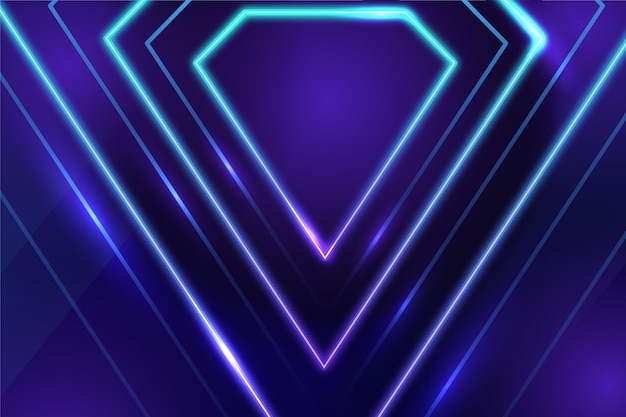 Abstract neon lights background theme