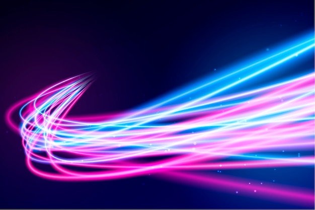 Vector abstract neon lights background