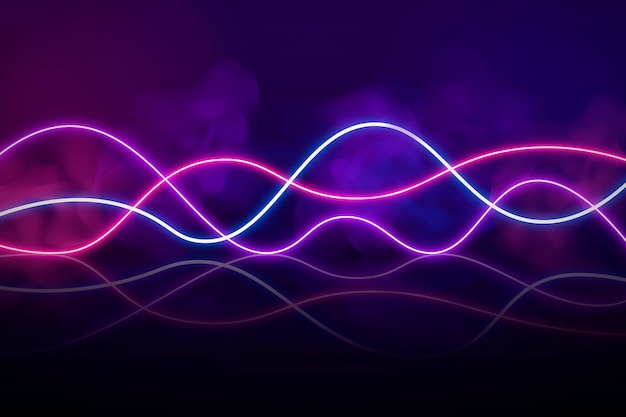 Abstract neon lights background