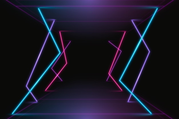 Abstract neon lights background