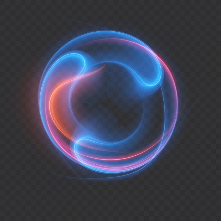 Vector abstract neon wave bright neon liquid elegant bright linear wave colorful sparkling background