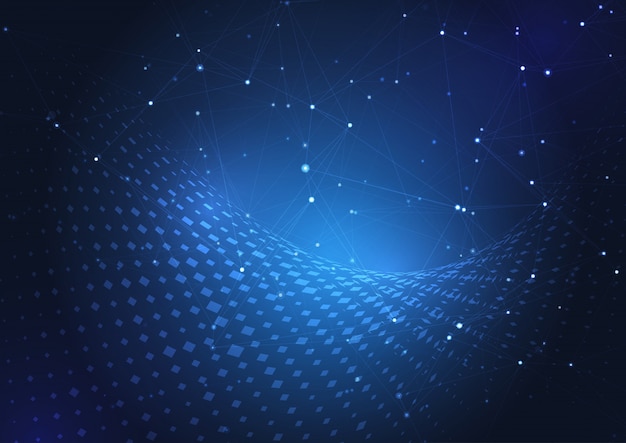 Abstract netwerkverbindingen achtergrond