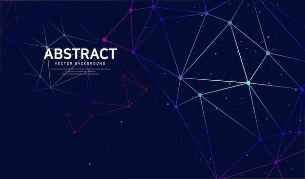 Vector abstract network activation background