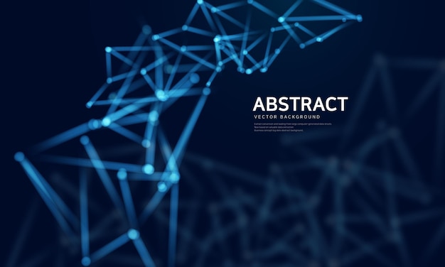 Abstract network activation background