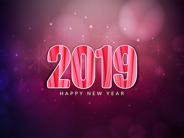 抽象的な新年2019年の祝賀の背景