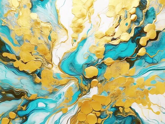 Abstract ocean ART Natural Luxury Style incorporates the swirls of marble or the ripples of agate