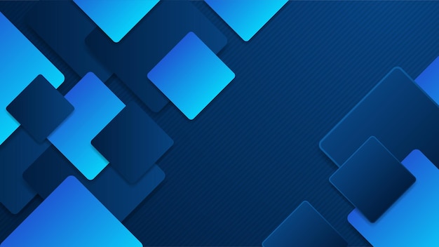 Abstract ontwerp met blauwe geometrische achtergrond Blauwe banner achtergrond Vector abstract grafisch ontwerp banner patroon achtergrond sjabloon
