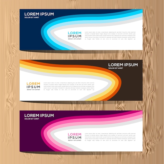 abstract ontwerp voor webbanner