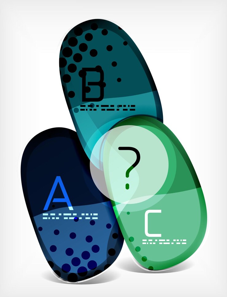 Vector abstract option infographic glass round shapes