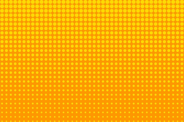 추상 오렌지와 노란색 하프톤 패턴 배너