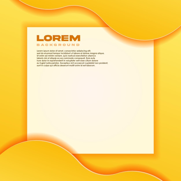 Абстрактный оранжевый фон с копией пространства для текста Векторная иллюстрация