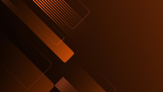 Vector abstract orange background with creative shape