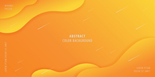 Vector abstract orange background