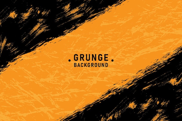 Abstract orange and black grunge texture background