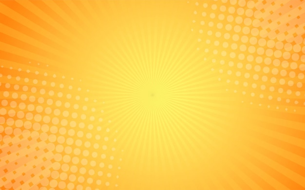 Abstract orange cartoon background vector design