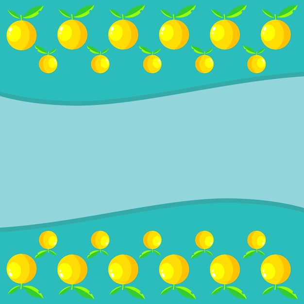 ベクトル 抽象的なオレンジ色の柑橘系の果物のパターンの背景