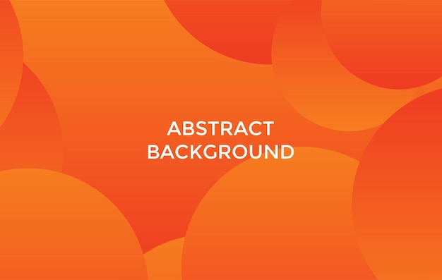 Abstract orange color background dynamic shapes composition vector illustration