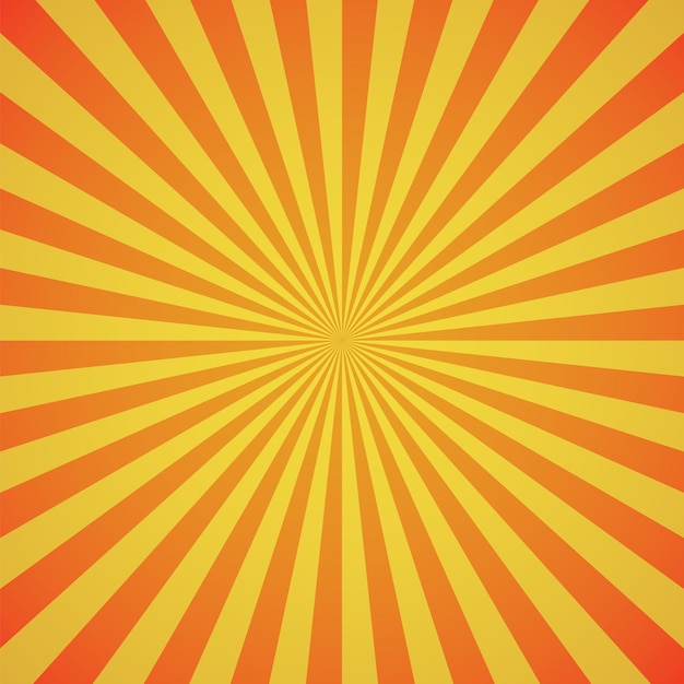 Vector abstract orange color burst background.