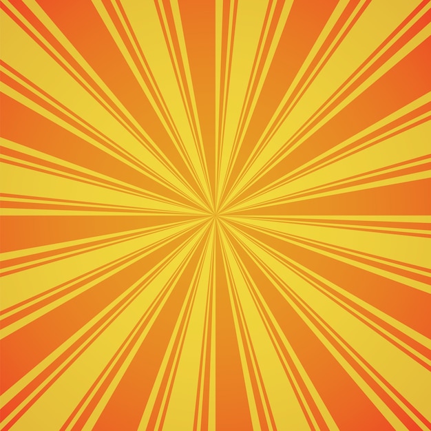 Abstract orange color burst background.