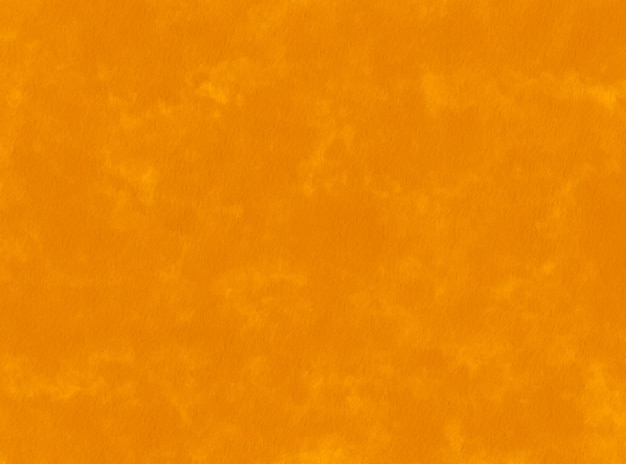 Абстрактный оранжевый красочный акварельный фон с ручной росписью