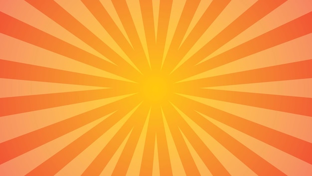 Abstract orange light background vector