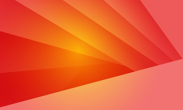 抽象的なオレンジ色の多角形の三角形は、照明効果の豪華なスタイルでパターンの背景を形作ります。