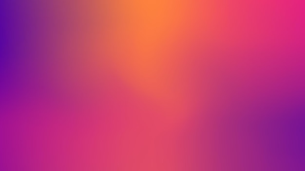 abstract orange and purple gradient background with blank space for graphic design element