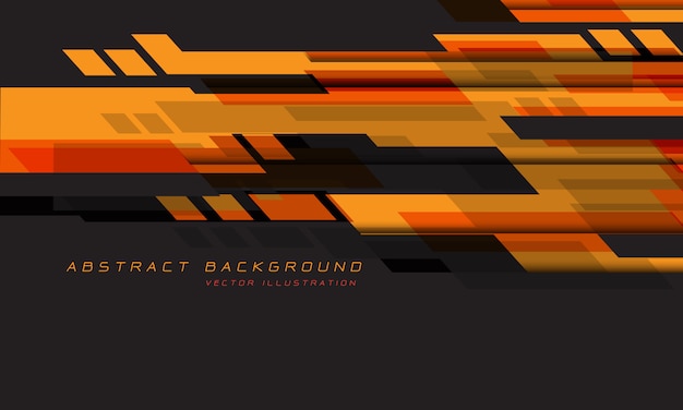 Abstract orange red grey geometric speed technology futuristic design.