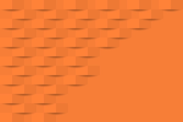 Вектор Абстрактный геометрический фон оранжевой плитки с квадратным узором