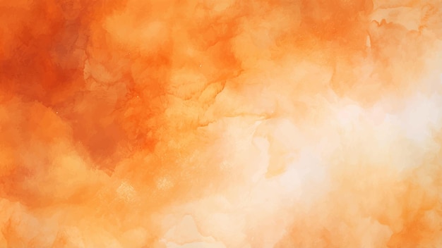 Vector abstract orange watercolor background orange water color splash texture