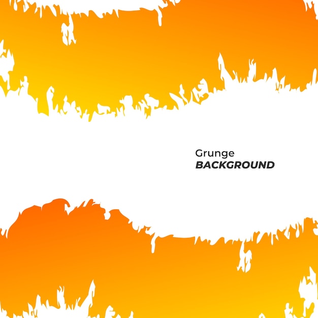抽象的なオレンジ色の水彩ブラシストロークの背景