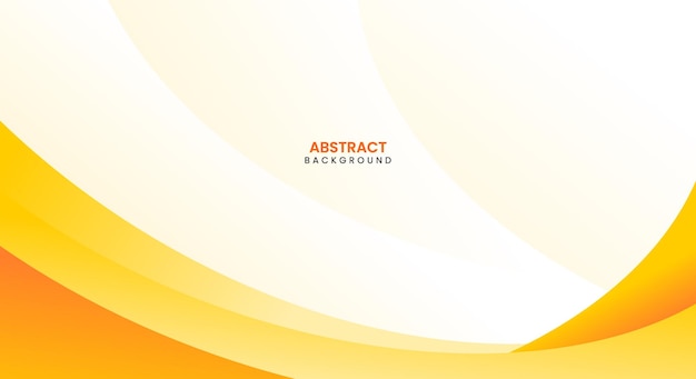 Abstract orange wave banner template design background