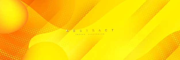 Abstract orange yellow background with halftone dots