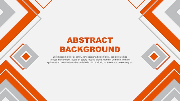 Vector abstract oranje achtergrondontwerp template banner wallpaper vector illustratie oranje achtergrond