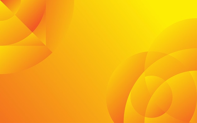 Abstract oranje en gele geometrische achtergrond dynamische vormensamenstelling cool achtergrondontwerp voor posters vectorillustratie