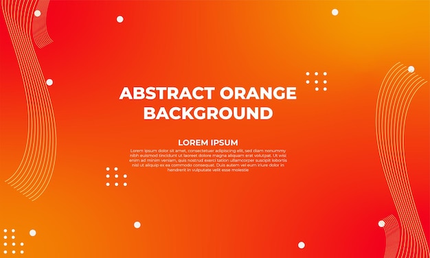 Abstract oranje gradiënt geometrisch ontwerp als achtergrond